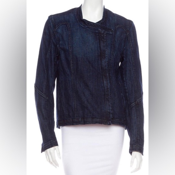 EUC Helmut denim moto jacket - Picture 1 of 9